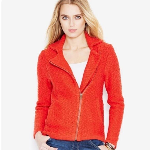 Lucky Brand Jackets & Blazers - Lucky Brand Jaquard Moto Sweater Jacket